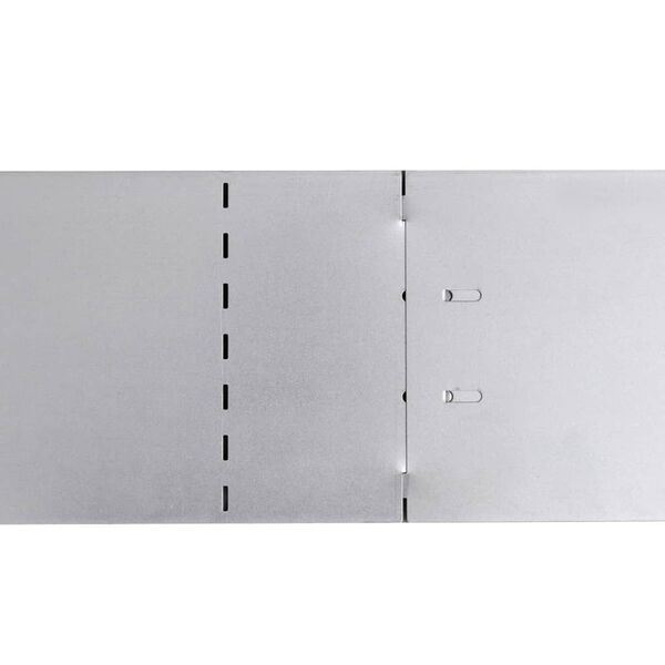 vidaXL Μπορντούρες Γκαζόν 15 τεμ. 100 x 20 εκ. Γαλβανισμένος Χάλυβας