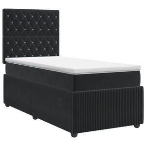 vidaXL &Kappa;&rho;&epsilon;&beta;ά&tau;&iota; box spring &mu;&epsilon; &sigma;&tau;&rho;ώ&mu;&alpha; &Mu;&alpha;ύ&rho;&omicron; 80 x 200 cm &Beta;&epsilon;&lambda;&omicron;ύ&delta;&omicron;
