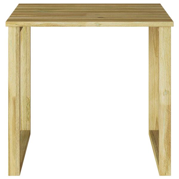 vidaXL Τραπέζι Ξαπλώστρας Καφέ 50.5 x 50.5 x 46 εκ.