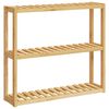 vidaXL Ράφι Μπάνιου 3 Επιπέδων Επιτοίχιο 60x15x54 εκ. από Μπαμπού
