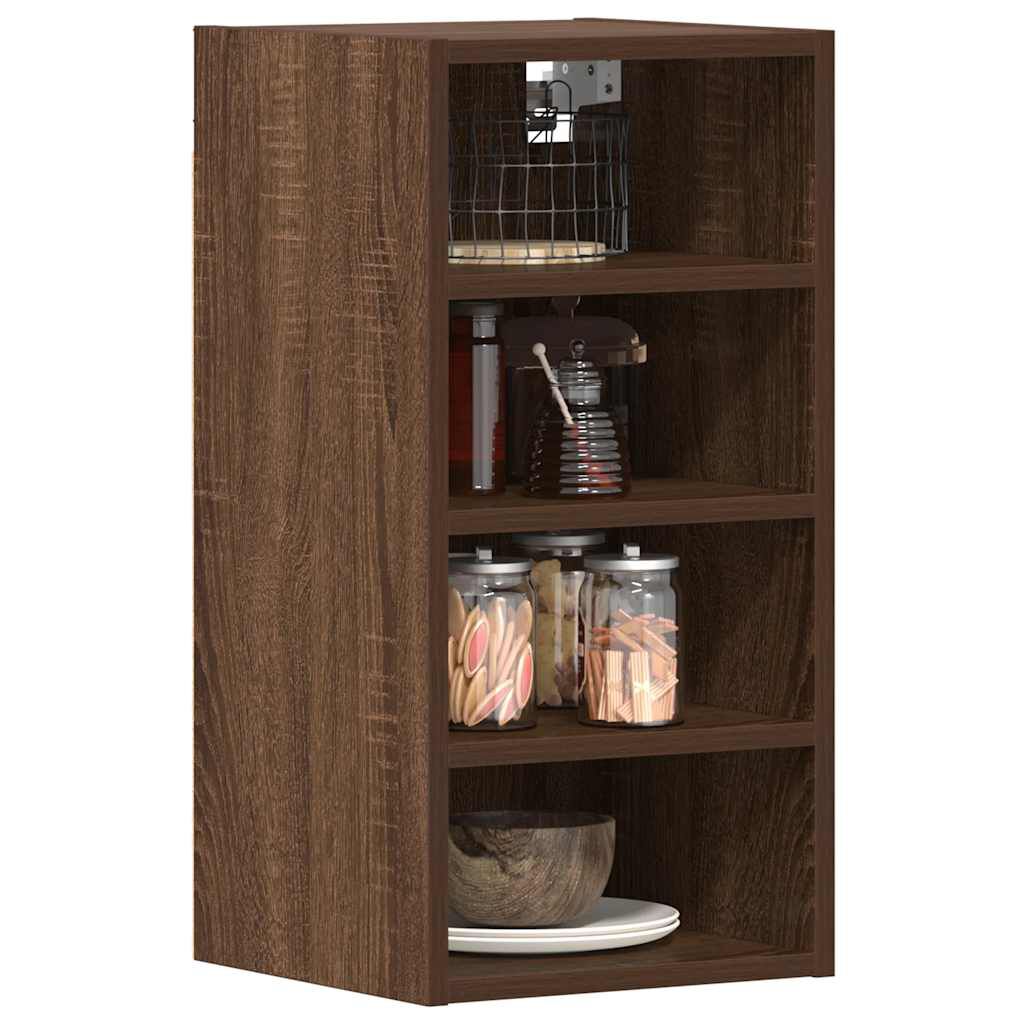 vidaXL κρεμαστό ντουλάπι Riga καφέ δρυς 30x29,5x60 cm Ξύλινη κατασκευή