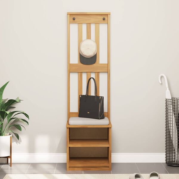 vidaXL Δέντρο χωλ "SANDNES" 45x40x159,5 εκ.Πεύκο μασίφ ξύλο