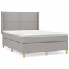 vidaXL &Kappa;&rho;&epsilon;&beta;ά&tau;&iota; Boxspring &mu;&epsilon; &Sigma;&tau;&rho;ώ&mu;&alpha; &Alpha;&nu;&omicron;&iota;&chi;&tau;ό &Gamma;&kappa;&rho;&iota; 140x190 &epsilon;&kappa;. &Upsilon;&phi;&alpha;&sigma;&mu;ά&tau;&iota;&nu;&omicron;