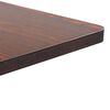 vidaXL Τραπέζι Bistro Σκούρο Καφέ 60 x 60 εκ. από MDF