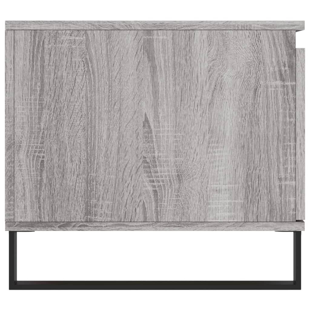 vidaXL Τραπεζάκι Σαλονιού Γκρι Sonoma 100x50x45 εκ. Επεξεργασμένο Ξύλο