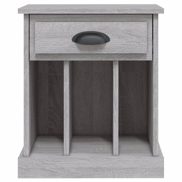 vidaXL Κομοδίνα 2 Τεμ. Γκρι Sonoma 43x36x50 εκ.