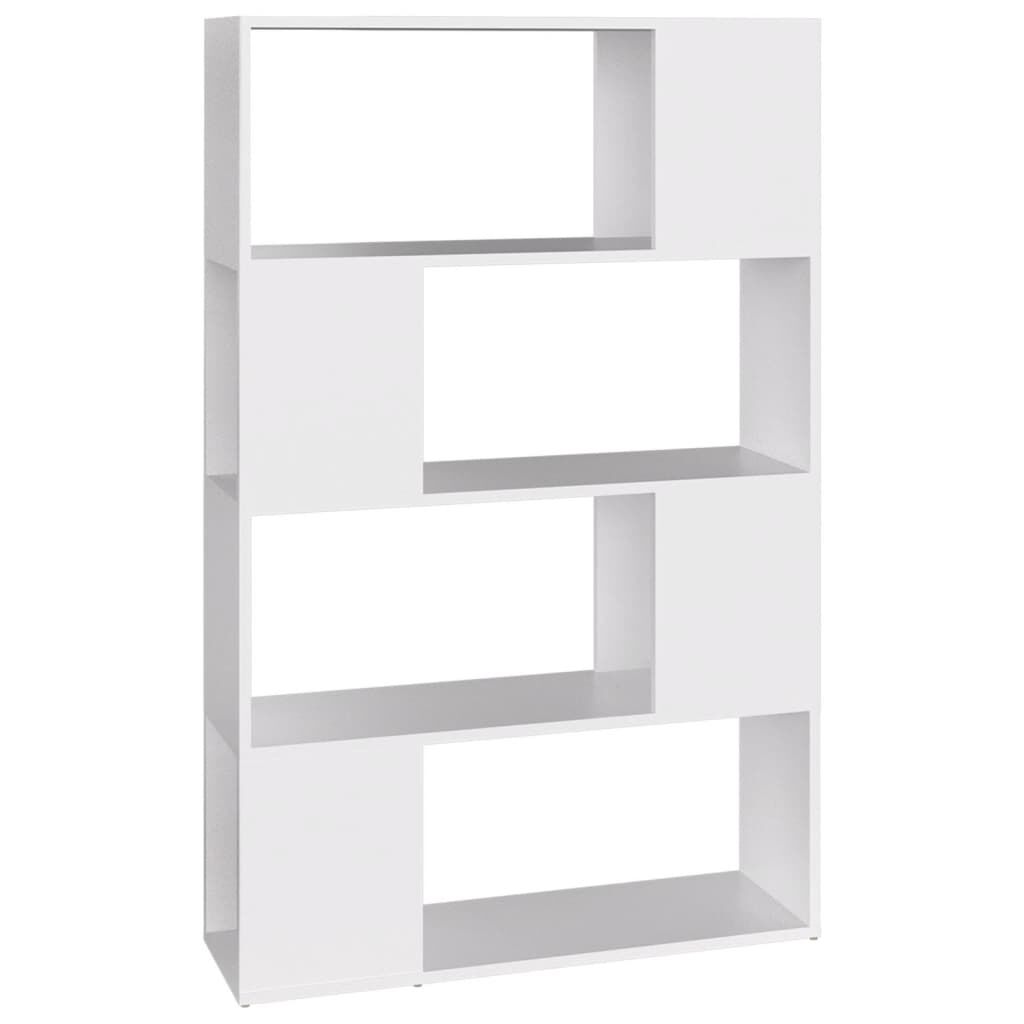 vidaXL Βιβλιοθήκη/Διαχωριστικό Χώρου Λευκό 80x24x124,5 εκ. Μοριοσανίδα