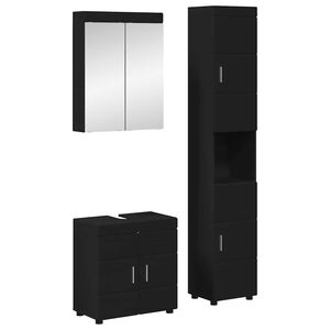 vidaXL &Sigma;&epsilon;&tau; &Epsilon;&pi;ί&pi;&lambda;&omega;&nu; &Mu;&pi;ά&nu;&iota;&omicron;&upsilon; TULUM 3 pcs &Mu;&alpha;ύ&rho;&omicron; 60 x 34 x 63 &epsilon;&kappa;