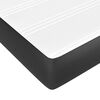 vidaXL Κρεβάτι Boxspring με Στρώμα Μαύρο 80 x 200 εκ. Συνθετικό Δέρμα