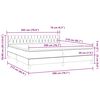 vidaXL &Kappa;&rho;&epsilon;&beta;ά&tau;&iota; Boxspring &mu;&epsilon; &Sigma;&tau;&rho;ώ&mu;&alpha; &Rho;&omicron;&zeta; 200x210 &epsilon;&kappa;. &Beta;&epsilon;&lambda;&omicron;ύ&delta;&iota;&nu;&omicron;