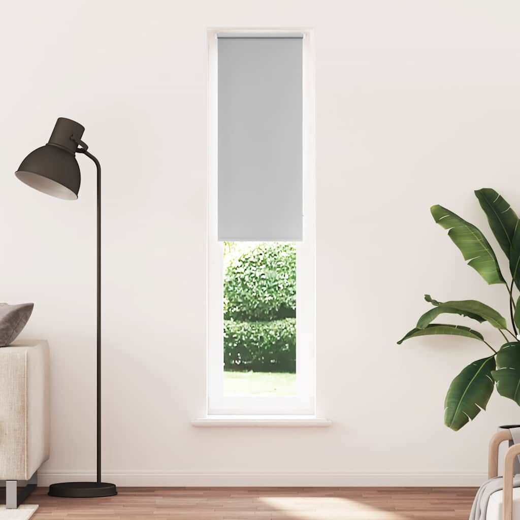 vidaXL Roller Blind Blackout ανοιχτό γκρι 55x230 cm Πλάτος υφάσματος