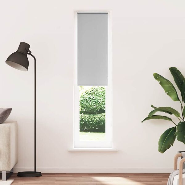 vidaXL Roller Blind Blackout &alpha;&nu;&omicron;&iota;&chi;&tau;ό &gamma;&kappa;&rho;&iota; 55x230 cm &Pi;&lambda;ά&tau;&omicron;&sigmaf; &upsilon;&phi;ά&sigma;&mu;&alpha;&tau;&omicron;&sigmaf;
