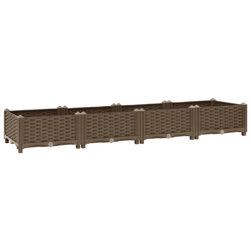 vidaXL Ζαρντινιέρα 160 x 40 x 23 εκ. από Πολυπροπυλένιο