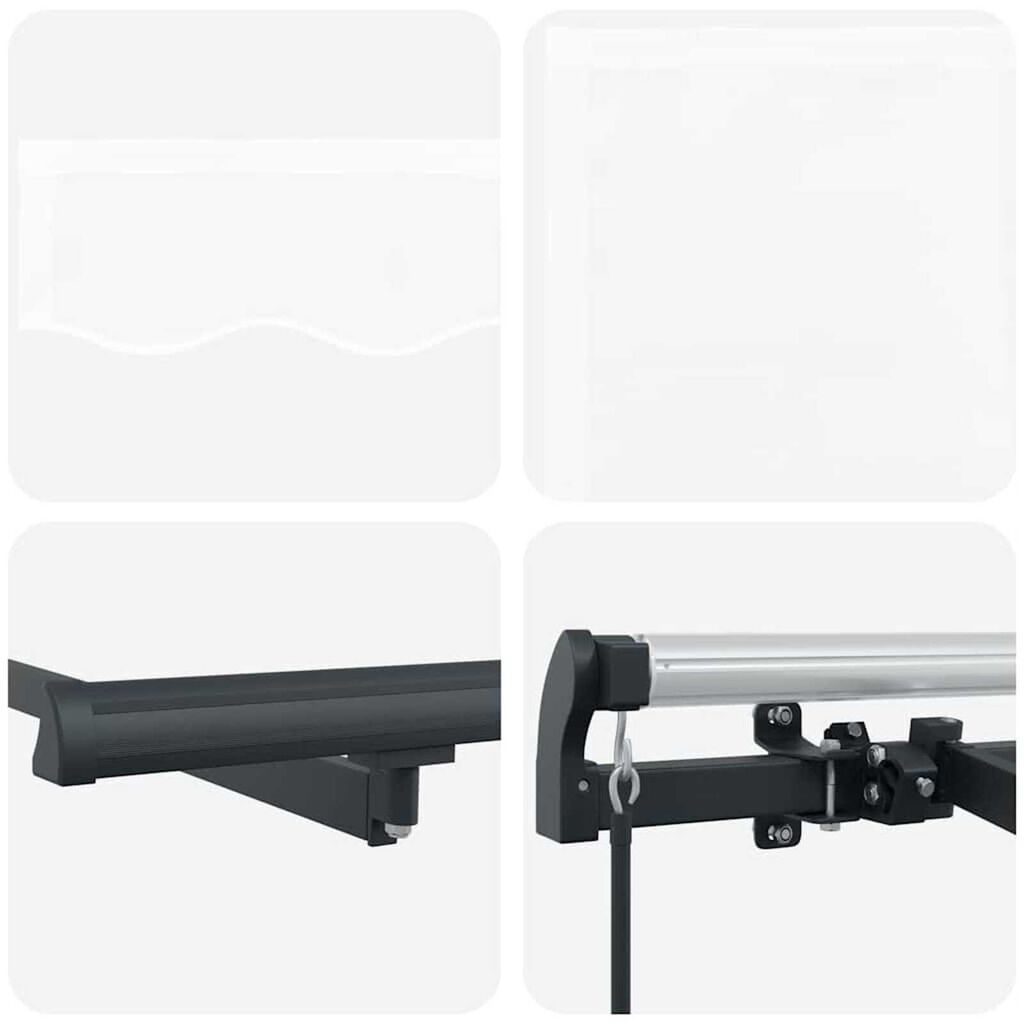vidaXL Σκηνίτσα Αναδιπλούμενη Λευκό 350 x 200 cm