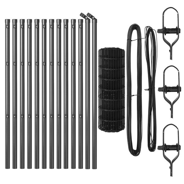 vidaXL &Tau;&epsilon;&nu;&tau;ώ&tau;&omicron; &mu;&epsilon; &sigma;&tau;ή&rho;&iota;&gamma;&mu;&alpha; &Gamma;&kappa;&rho;&iota; 0,6 x 25 &mu; &Chi;ά&lambda;&upsilon;&beta;&alpha;&sigmaf; &kappa;&alpha;&iota; PVC