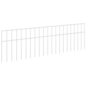 vidaXL &Pi;ά&nu;&epsilon;&lambda; &Phi;&rho;ά&chi;&tau;&eta; &Kappa;ή&pi;&omicron;&upsilon; 48 pcs &Gamma;&alpha;&lambda;&beta;&alpha;&nu;&iota;&sigma;&mu;έ&nu;&omicron;&sigmaf; &Chi;ά&lambda;&upsilon;&beta;&alpha;&sigmaf; &Alpha;&sigma;&eta;&mu;ί