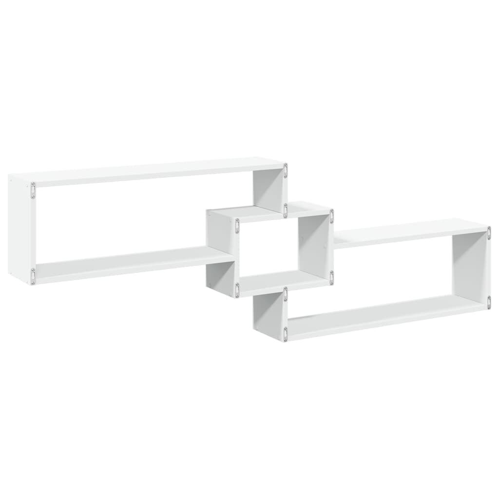 vidaXL Ντουλάπι Τοίχου Λευκό 158x18x53 εκ. από Επεξεργασμένο Ξύλο