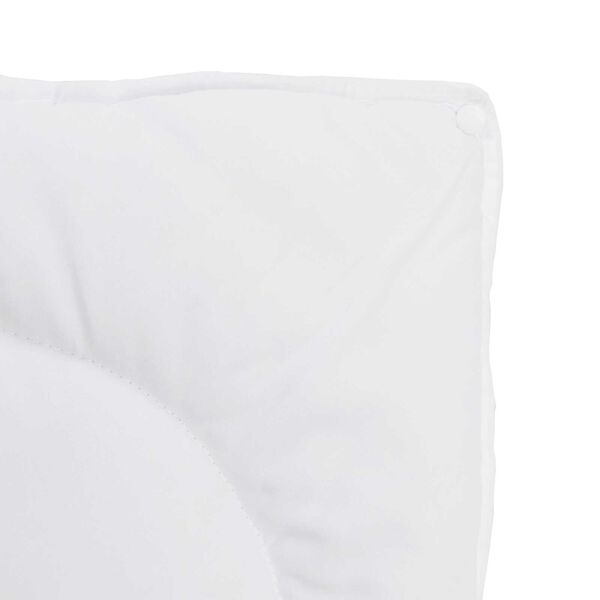 vidaXL Διπλό με Μαξιλάρι 2 pcs Λευκό 155 x 200 εκ. Μικροΐνες