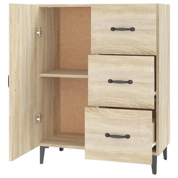 vidaXL Ντουλάπι Sonoma Δρυς 69,5 x 34 x 90 εκ. από Επεξεργασμένο Ξύλο