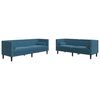 vidaXL &Sigma;&epsilon;&tau; &Kappa;&alpha;&nu;&alpha;&pi;έ&delta;&omega;&nu; Chesterfield 2 &Tau;&epsilon;&mu;&alpha;&chi;ί&omega;&nu; &mu;&epsilon; &Sigma;&tau;&eta;&rho;ί&gamma;&mu;&alpha;&tau;&alpha; &Mu;&pi;&lambda;&epsilon; &Beta;&epsilon;&lambda;&omicron;ύ&delta;&omicron;