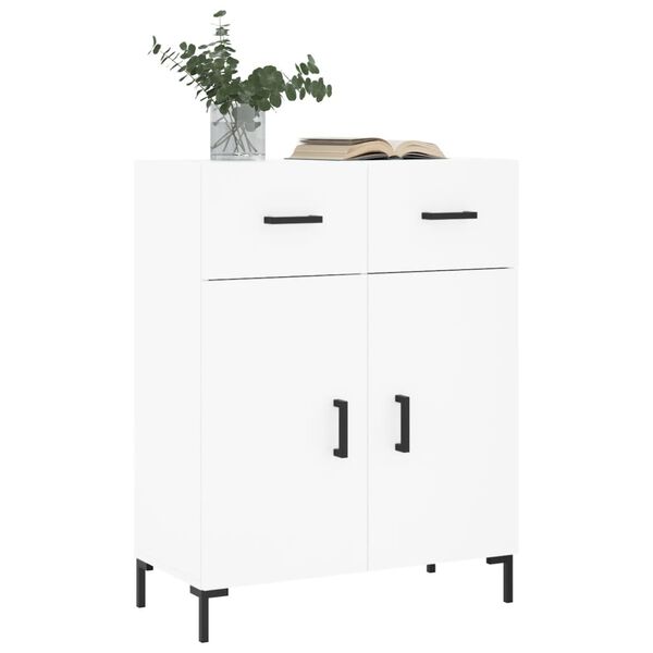 vidaXL Ντουλάπι Λευκό 69,5 x 34 x 90 εκ. από Επεξεργασμένο Ξύλο