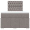 vidaXL &Kappa;&rho;&epsilon;&beta;ά&tau;&iota; Boxspring &mu;&epsilon; &Sigma;&tau;&rho;ώ&mu;&alpha; Taupe 120x190 &epsilon;&kappa;. &Upsilon;&phi;&alpha;&sigma;&mu;ά&tau;&iota;&nu;&omicron;
