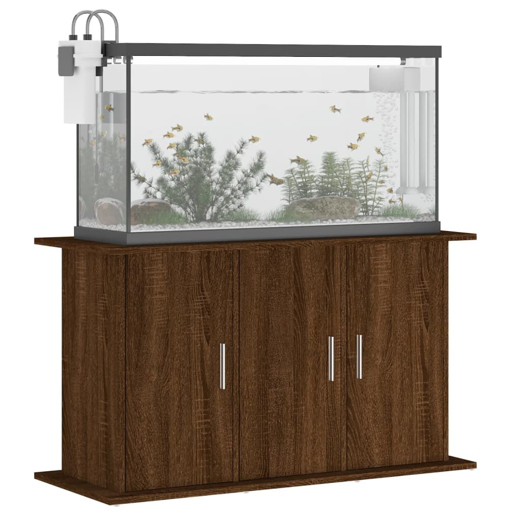vidaXL Βάση Ενυδρείου Καφέ Δρυς 101x41x58 εκ. από Επεξεργασμένο Ξύλο