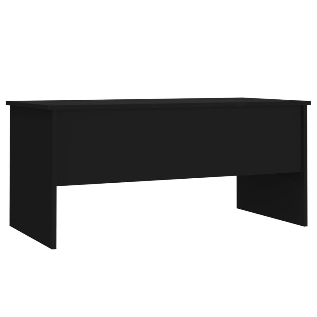 vidaXL Τραπεζάκι Σαλονιού Μαύρο 102x50,5x46,5 εκ. Επεξεργασμένο Ξύλο