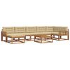 vidaXL &Sigma;&epsilon;&iota;&rho;ά &Kappa;&alpha;&nu;&alpha;&pi;έ &Epsilon;&xi;&omega;&tau;&epsilon;&rho;&iota;&kappa;&omicron;ύ &mu;&epsilon; &mu;&alpha;&xi;&iota;&lambda;ά&rho;&iota; 8 pcs &Phi;&upsilon;&sigma;&iota;&kappa;ό &kappa;&alpha;&iota; &Mu;&pi;&epsilon;&zeta;