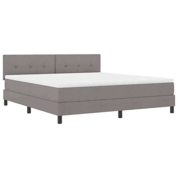 vidaXL &Kappa;&rho;&epsilon;&beta;ά&tau;&iota; &mu;&epsilon; &epsilon;&lambda;&alpha;&tau;ή&rho;&iota;&alpha; &mu;&epsilon; &sigma;&tau;&rho;ώ&mu;&alpha; Taupe 180 x 200 cm ύ&phi;&alpha;&sigma;&mu;&alpha;