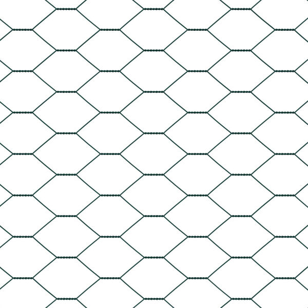 Φράχτης Hexagon vidaXL Πράσινος 0.8x50 μ Χάλυβας