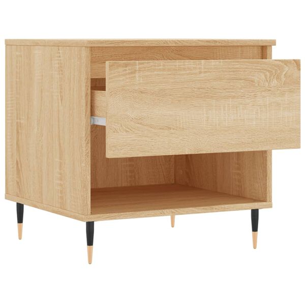 vidaXL Τραπέζια Σαλονιού 2 τεμ. Sonoma Δρυς 50x46x50 εκ. Επεξεργ. Ξύλο
