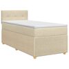 vidaXL &Kappa;&rho;&epsilon;&beta;ά&tau;&iota; box spring &mu;&epsilon; &sigma;&tau;&rho;ώ&mu;&alpha; &Kappa;&rho;&epsilon;&mu; 90 x 200 cm Ύ&phi;&alpha;&sigma;&mu;&alpha;