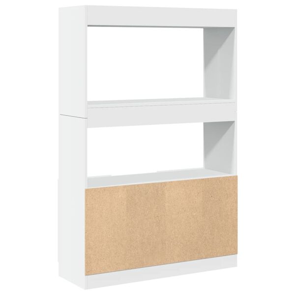 vidaXL Ντουλάπι Λευκό 92x33x140 εκ. από Επεξεργασμένο Ξύλο