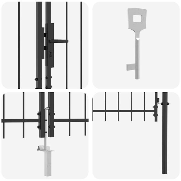 vidaXL &Pi;ύ&lambda;&eta; &Kappa;ή&pi;&omicron;&upsilon; &Mu;&alpha;ύ&rho;&omicron; 150 x 500 cm