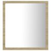 vidaXL Καθρέφτης Μπάνιου με LED Sonoma Δρυς 40x8,5x37 εκ. Ακρυλικός
