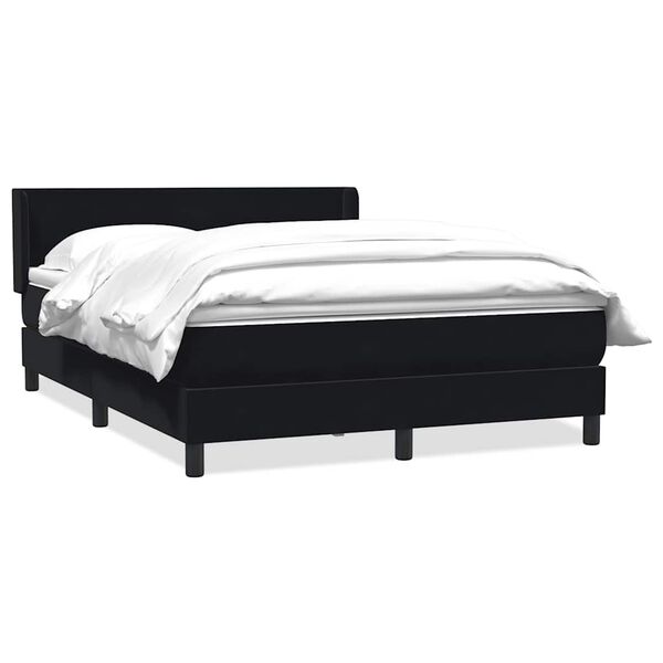 vidaXL &Kappa;&rho;&epsilon;&beta;ά&tau;&iota; Boxspring &mu;&epsilon; &Sigma;&tau;&rho;ώ&mu;&alpha; &Mu;&alpha;ύ&rho;&omicron; 160x210 &epsilon;&kappa;. &Beta;&epsilon;&lambda;&omicron;ύ&delta;&iota;&nu;&omicron;