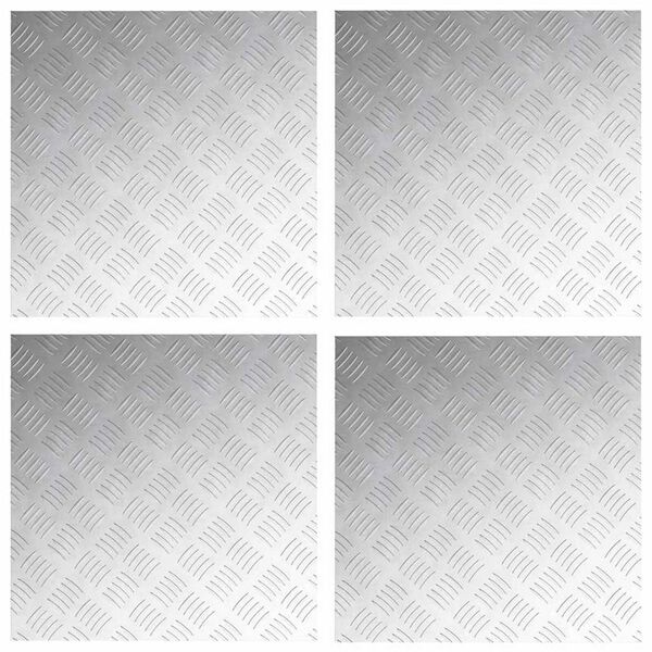 vidaXL &Sigma;&kappa;&alpha;&lambda;&omicron;&pi;ά&tau;&iota; &tau;&epsilon;&tau;&rho;ά&gamma;&omega;&nu;&omicron; 4 pcs &Alpha;&sigma;&eta;&mu;ί 50 x 50 cm &Alpha;&lambda;&omicron;&upsilon;&mu;ί&nu;&iota;&omicron;