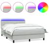 vidaXL &Kappa;&rho;&epsilon;&beta;ά&tau;&iota; Boxspring &mu;&epsilon; &Sigma;&tau;&rho;ώ&mu;&alpha; & LED &Alpha;&nu;&omicron;&iota;&chi;&tau;ό &Gamma;&kappa;&rho;&iota; 140x210 &epsilon;&kappa;. &Beta;&epsilon;&lambda;&omicron;ύ&delta;&iota;&nu;&omicron;