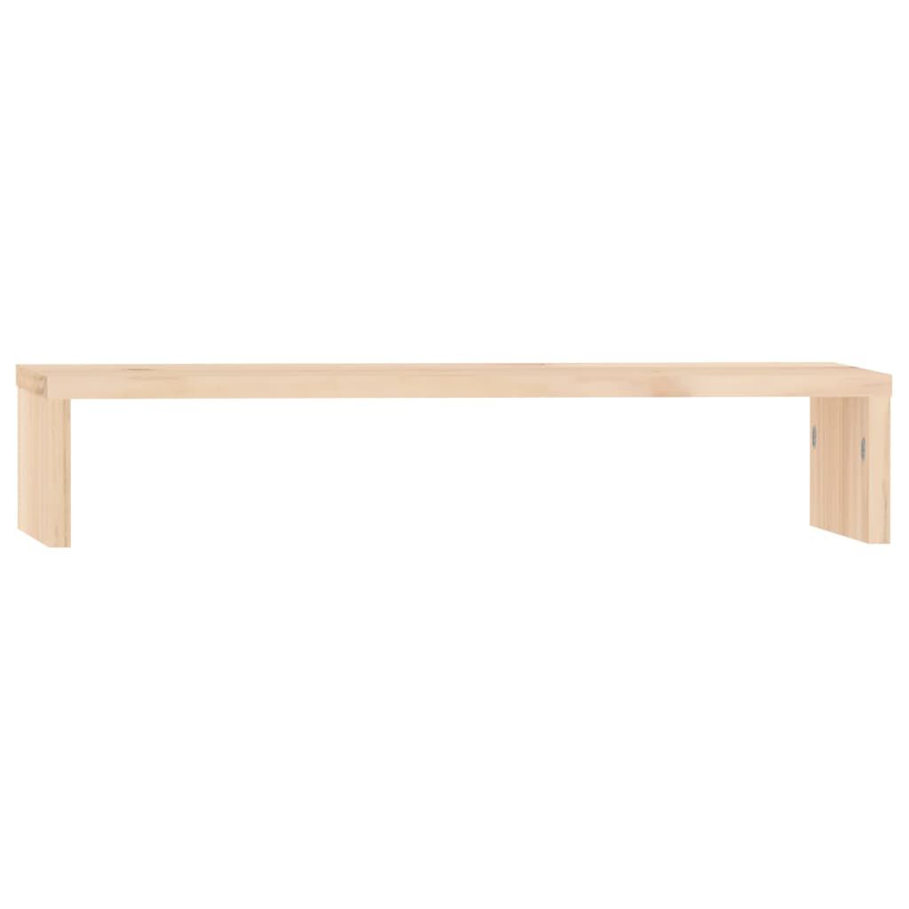 vidaXL Βάση Οθόνης 50 x 27 x 10 εκ. από Μασίφ Ξύλο Πεύκου