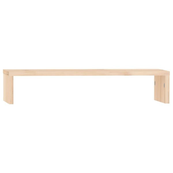 vidaXL Βάση Οθόνης 50 x 27 x 10 εκ. από Μασίφ Ξύλο Πεύκου