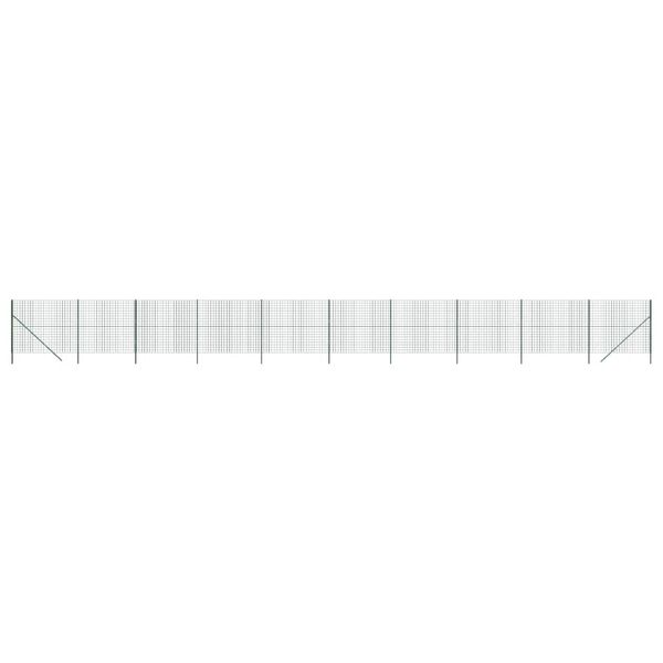vidaXL Συρματόπλεγμα Περίφραξης Πράσινο 1,2x25 μ. Γαλβανισμένο Ατσάλι