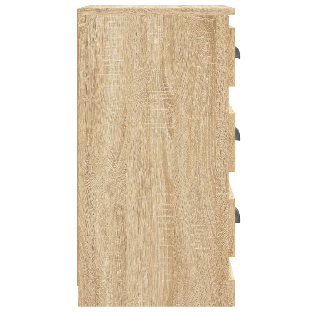 vidaXL Μπουφές Sonoma Δρυς 36x35,5x67,5 εκ. από Επεξεργασμένο Ξύλο