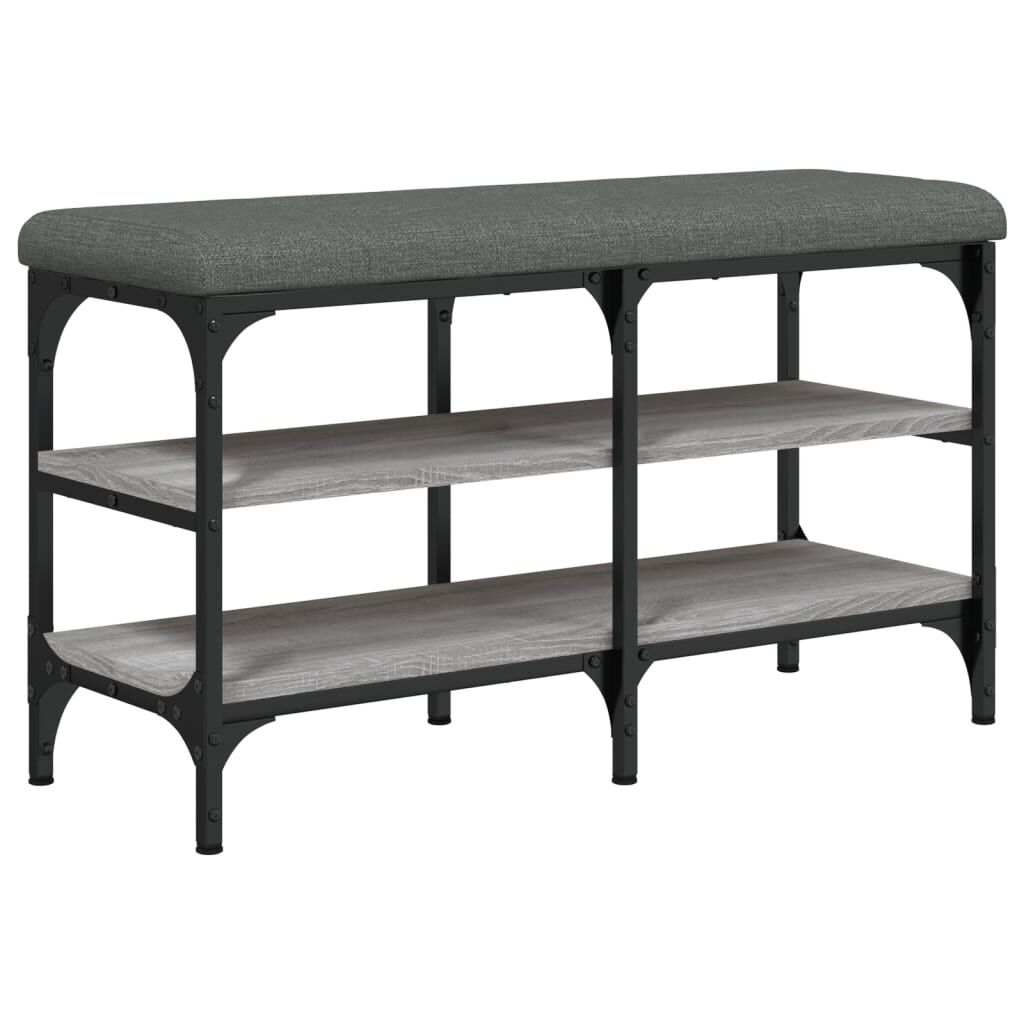 vidaXL Παπουτσοθήκη Γκρι Sonoma 82x32x47 εκ. από Επεξεργασμένο Ξύλο