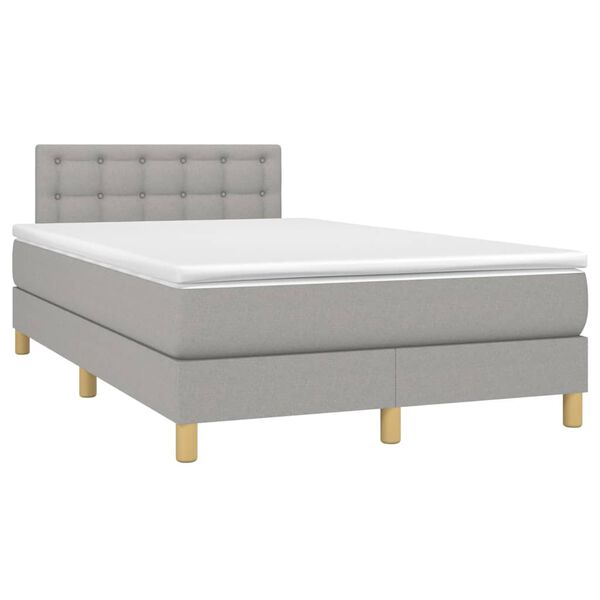vidaXL &Kappa;&rho;&epsilon;&beta;ά&tau;&iota; Boxspring &mu;&epsilon; &Sigma;&tau;&rho;ώ&mu;&alpha; &Alpha;&nu;&omicron;&iota;&chi;&tau;ό &Gamma;&kappa;&rho;&iota; 120x200 &epsilon;&kappa;. &Upsilon;&phi;&alpha;&sigma;&mu;ά&tau;&iota;&nu;&omicron;