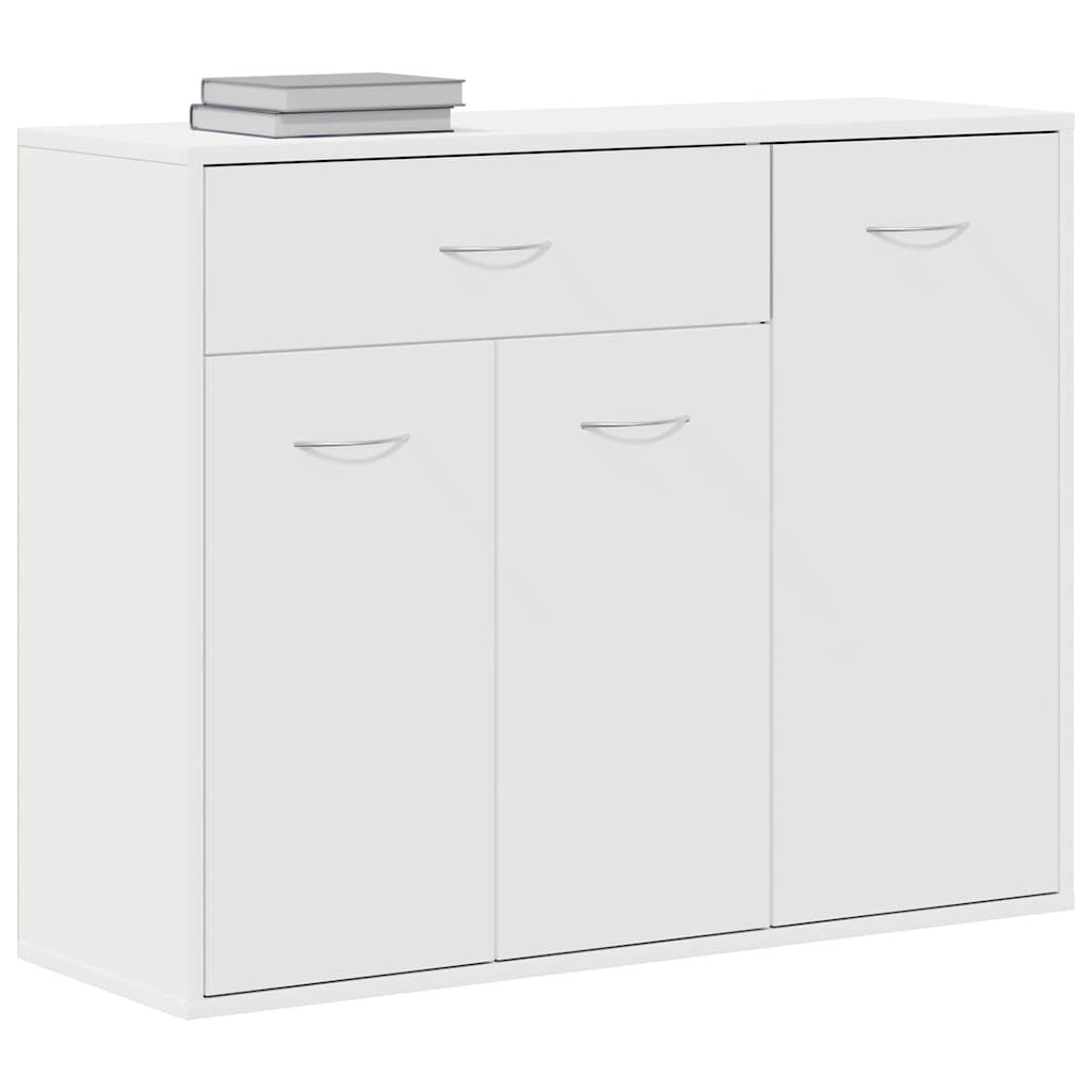 vidaXL Μπουφές Λευκός 88 x 30 x 70 εκ. από Επεξ. Ξύλο