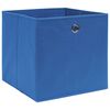vidaXL Κουτιά Αποθήκευσης 4 τεμ. Μπλε 32 x 32 x 32 εκ. Υφασμάτινα