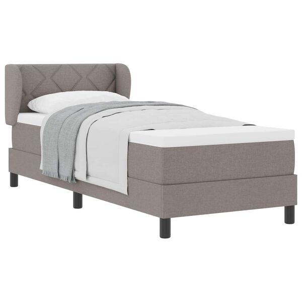 vidaXL &Kappa;&rho;&epsilon;&beta;ά&tau;&iota; &mu;&epsilon; &epsilon;&lambda;&alpha;&tau;ή&rho;&iota;&alpha; &mu;&epsilon; &sigma;&tau;&rho;ώ&mu;&alpha; Taupe 80 x 200 cm ύ&phi;&alpha;&sigma;&mu;&alpha;