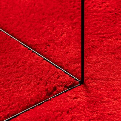 vidaXL Χαλί HUARTE με Κοντό Πέλος Μαλακό/ Πλενόμενο Κόκκινο 60x110 εκ.