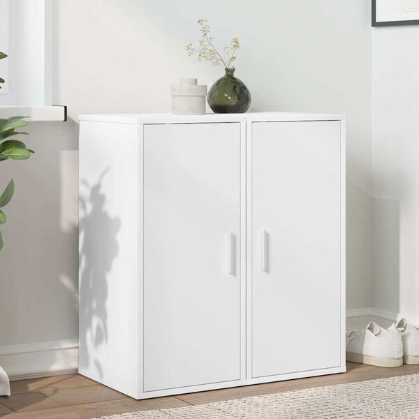 vidaXL Παπουτσοθήκες 2 τεμ. Λευκές 32 x 35 x 70 εκ. από Μοριοσανίδα
